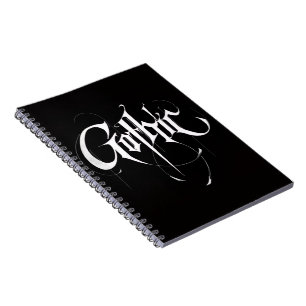 Gothic Spiral Photo Notebook
