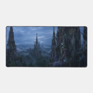 Gothic Spires Forest Desk Mat | Soothing Savage