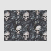 Gothic Spooky Christmas Skulls