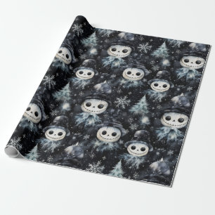 Gothic Spooky Christmas Wrapping Paper