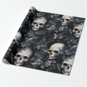 Gothic Spooky Christmas Wrapping Paper