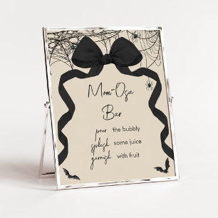 Gothic Spooky Little Boo Mum Osa Bar Sign