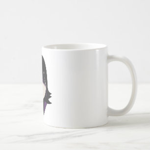 Gothic Spy Woman In Purple Coffee Mug
