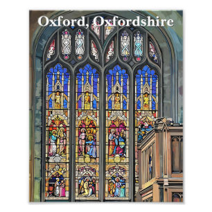 Gothic Stained Glass Window Print
