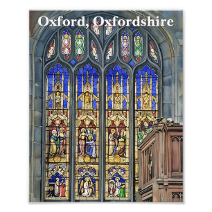 Gothic Stained Glass Window Print