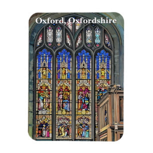 Gothic Stained Glass Window Print Magnet