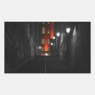 Gothic Staircase Rectangular Sticker