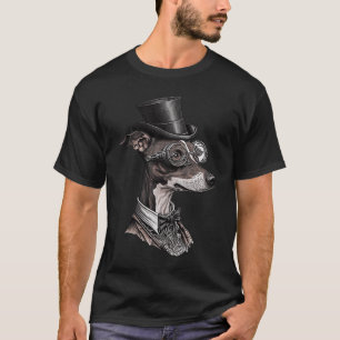 Gothic Steampunk Italian Greyhound T-Shirt