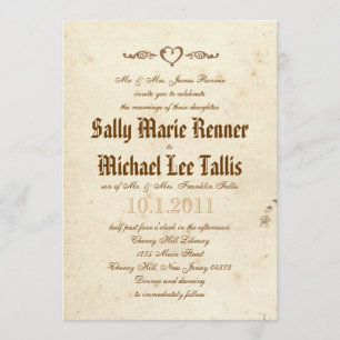 Gothic Storybook Fairytale Invitation