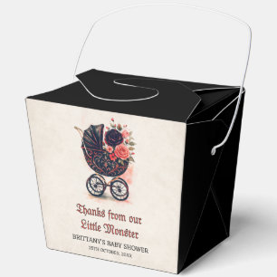 Gothic Stroller Halloween Baby Shower Favour Box