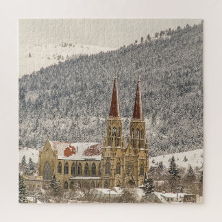 Gothic Style Cathedral - 676 piece Jigsaw Puzzle