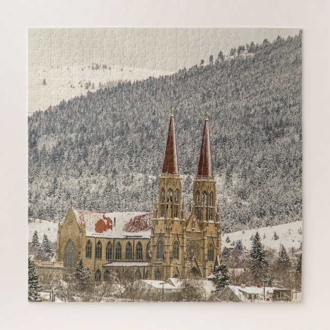 Gothic Style Cathedral - 676 piece Jigsaw Puzzle (Vertical)