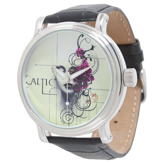 Gothic Style Tiara Art-Fierce & Protective Design- Watch (Angled)