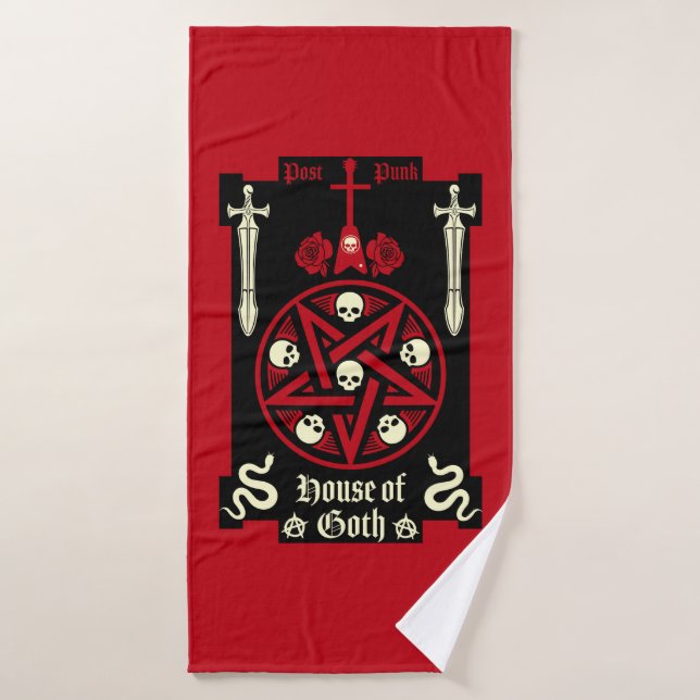 Gothic Subculture Post Punk  Bath Towel (Bath Towel)