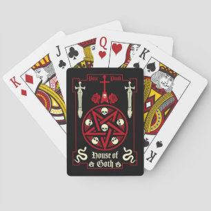 Gothic Subculture Post Punk  Playing Cards