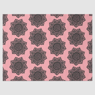 GOTHIC SUN Black Pink Celtic Knots Tissue Paper