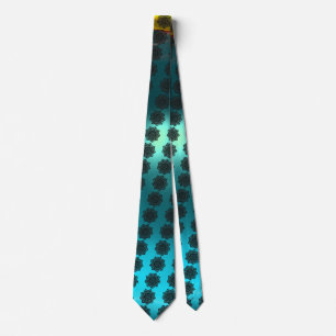 GOTHIC SUN gem blue aquamarine Tie