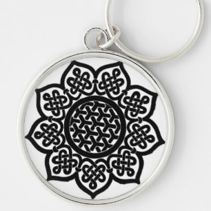 GOTHIC SUN KEY RING