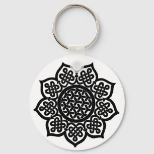 GOTHIC SUN KEY RING