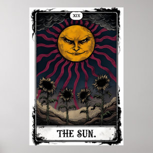 Gothic Sun Tarot Poster