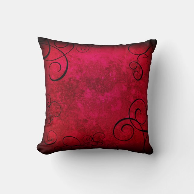 Gothic Swirls Cushion (Front)