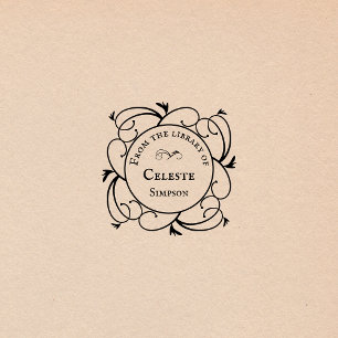 Gothic Swirls   From the library of Personalised Rubber Stamp