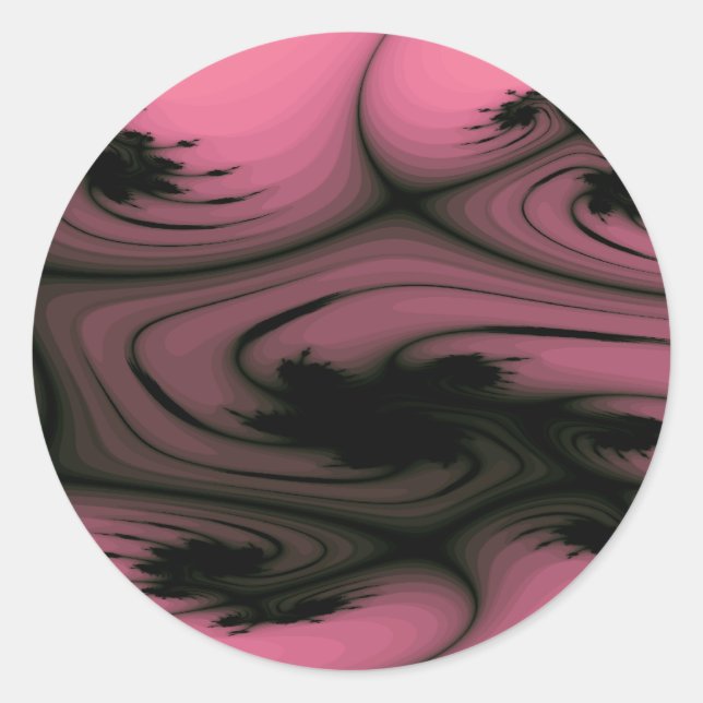 Gothic Swirls Sticker (Front)