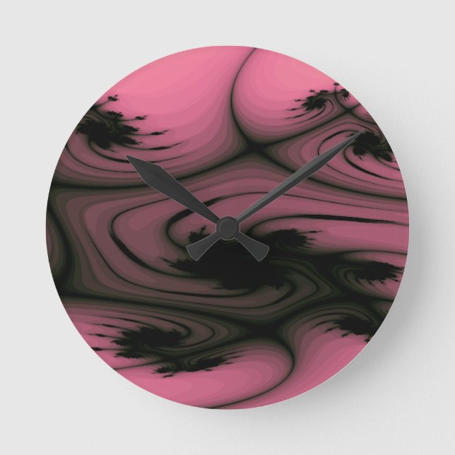 Gothic Swirls Wall Clock (Front)