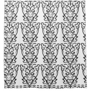 Gothic Symmetry Art Shower Curtain