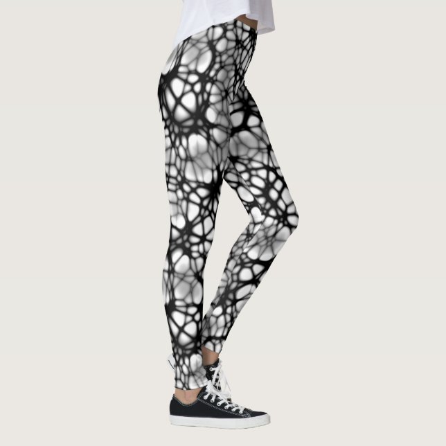 Gothic Tangled Web Leggings (Right)