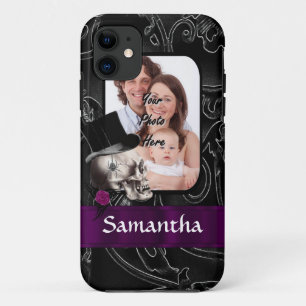 Gothic tattoo skull iPhone 11 case