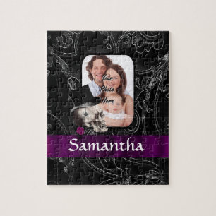 Gothic tattoo skull jigsaw puzzle