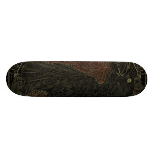 Gothic The Dead Crow Skateboard