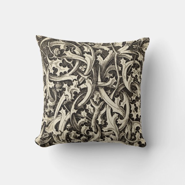 Gothic Thistle Cushion (Front)