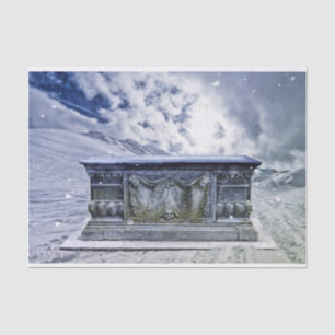 Gothic tomb tissue paper