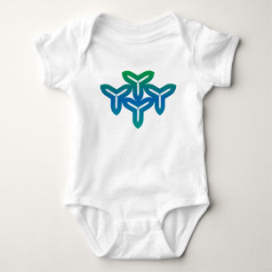 Gothic Tri-blade Baby Bodysuit