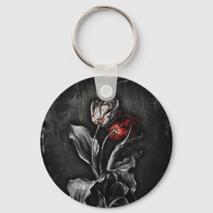 Gothic Tulips Key Ring