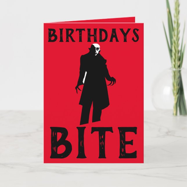 GOTHIC TWISTED BIRTHDAY CARDS (Front)