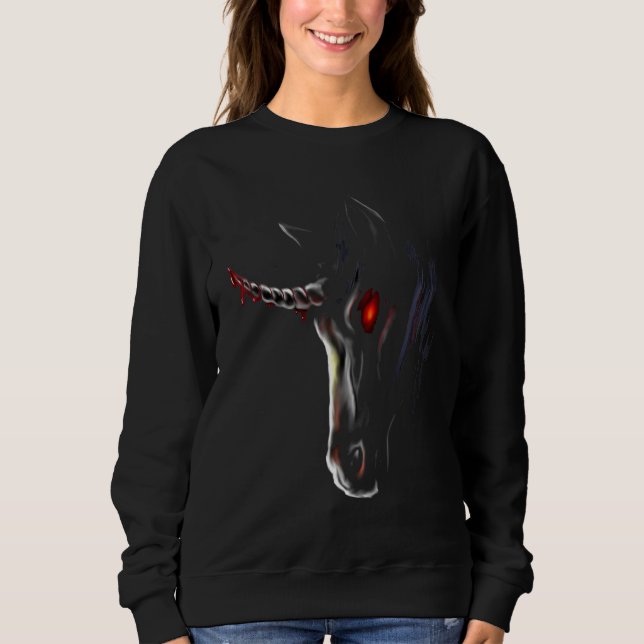 Gothic Unicorn Sweatshirt (Front)