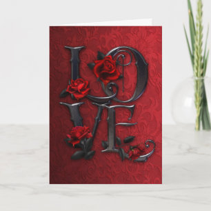 Gothic Valentine Card