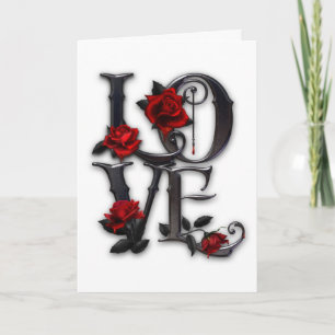 Gothic Valentine Card