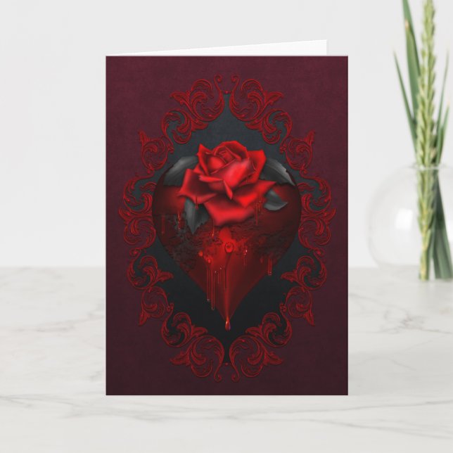 Gothic Valentines Day Card (Front)