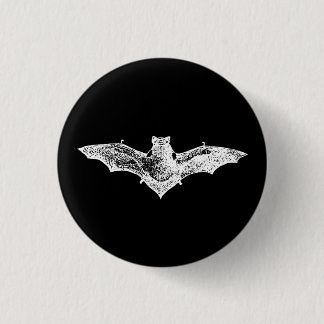 Gothic Vampire Bat 3 Cm Round Badge