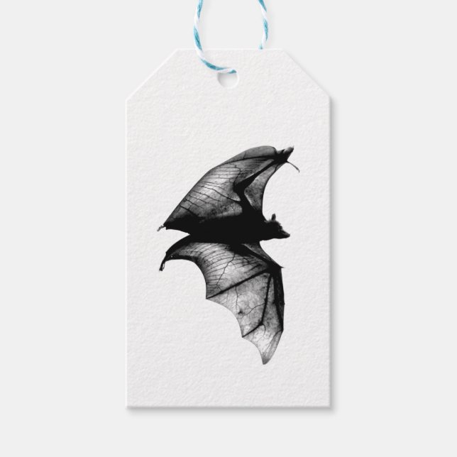 Gothic Vampire Bats Gift Tags (Front)