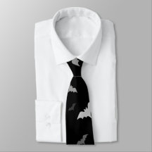 🦇 Gothic Vampire Bats Tie
