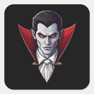 🦇 Gothic Vampire Black Sticker 🖤🎃