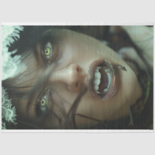 Gothic Vampire Emerald Nightshade Decoupage Tissue Paper