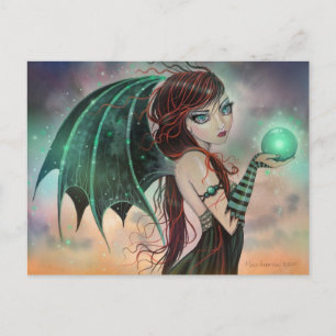 Gothic Vampire Fairy Fantasy Art Postcard