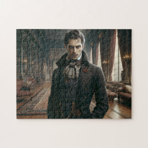 Gothic Vampire Noble Mansion Jigsaw Puzzle