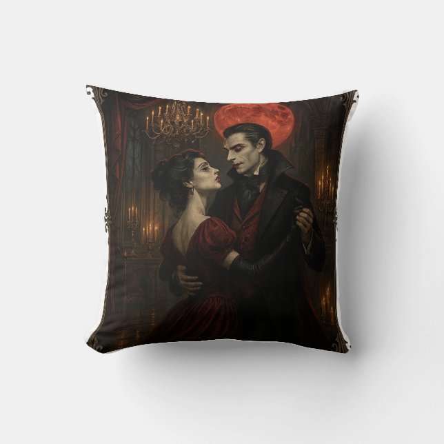 Gothic Vampire Romance | Double-Sided Pillow (Front)